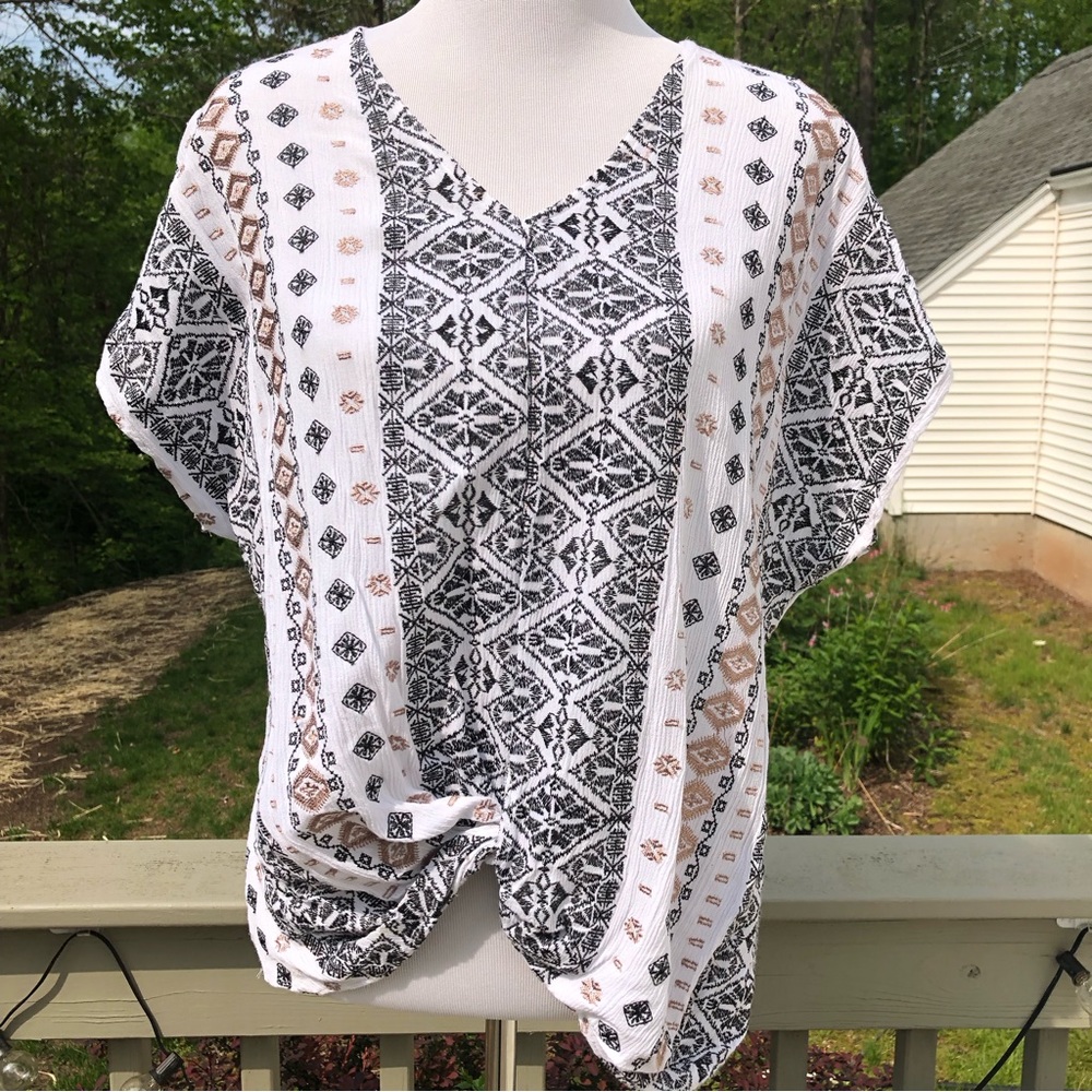 Embroidered Top by Francesca’s Collections
